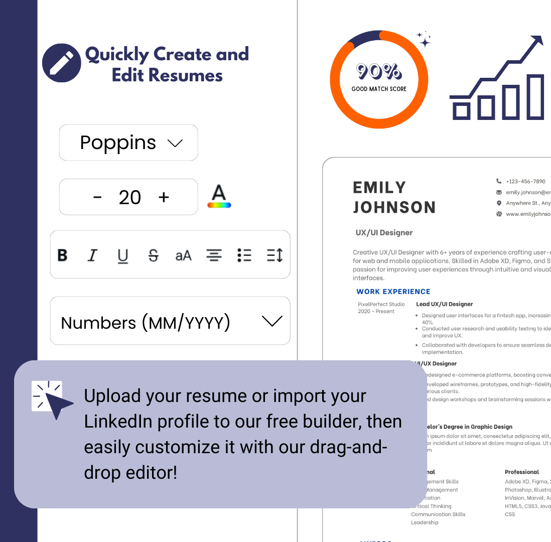 Resume Builder Interface